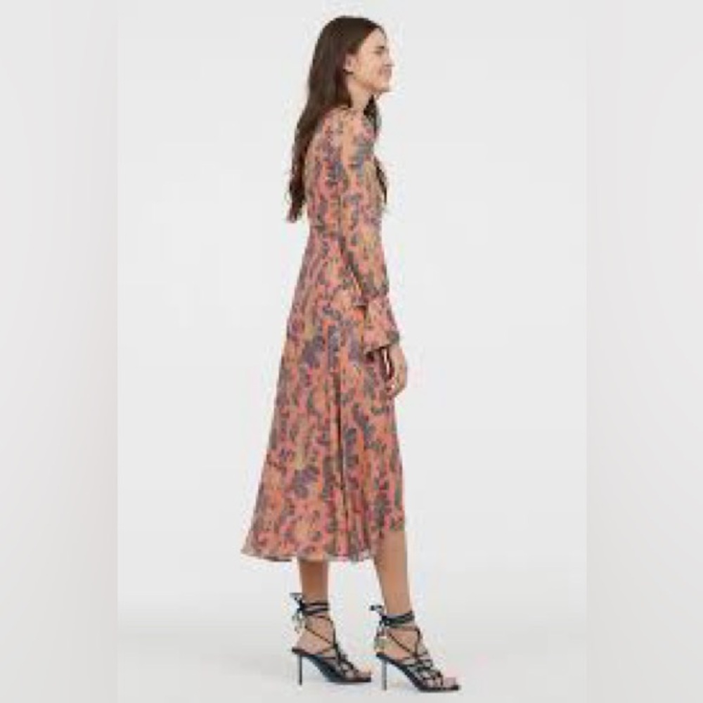 ✨ H&M Conscious Exclusive Floral Midi Dress – Size 10 (Fits M) ✨ - Picture 2 of 13